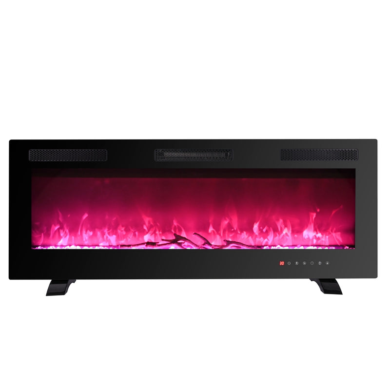 48-inch Modern Wall Mount Fireplace Insert