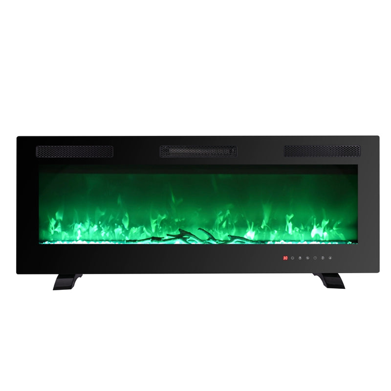 48-inch Modern Wall Mount Fireplace Insert