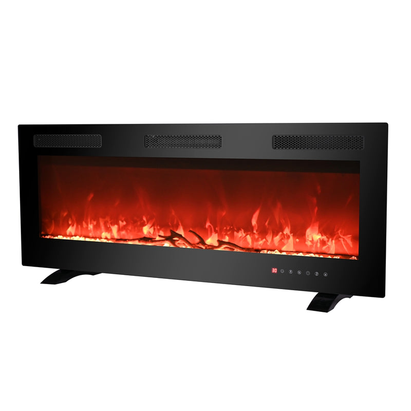 48-inch Modern Wall Mount Fireplace Insert