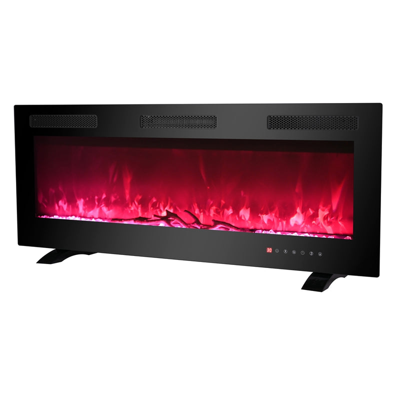 48-inch Modern Wall Mount Fireplace Insert