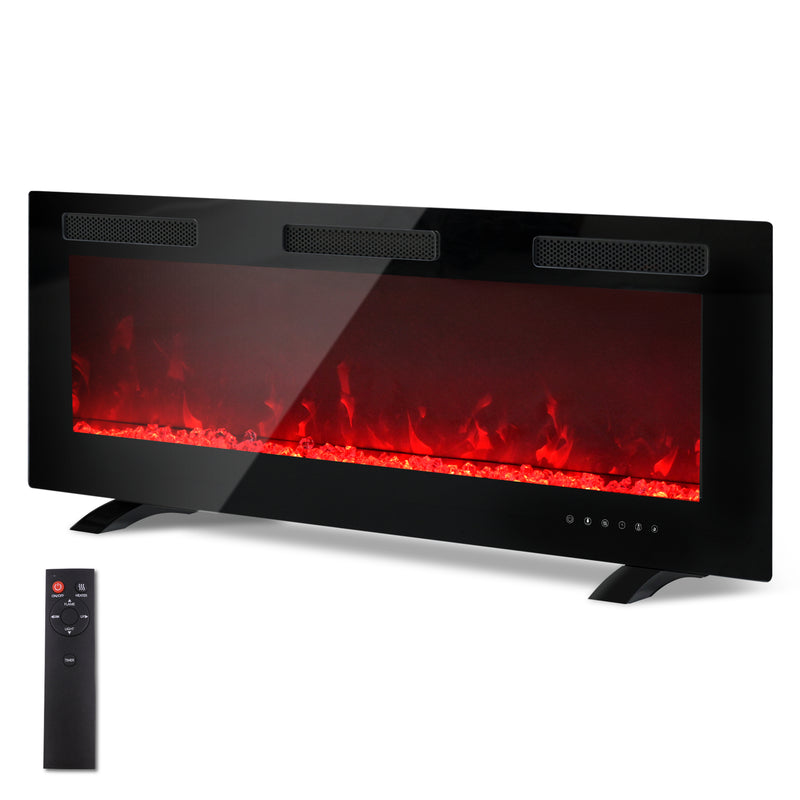 50-inch Modern Wall Mount Fireplace Insert