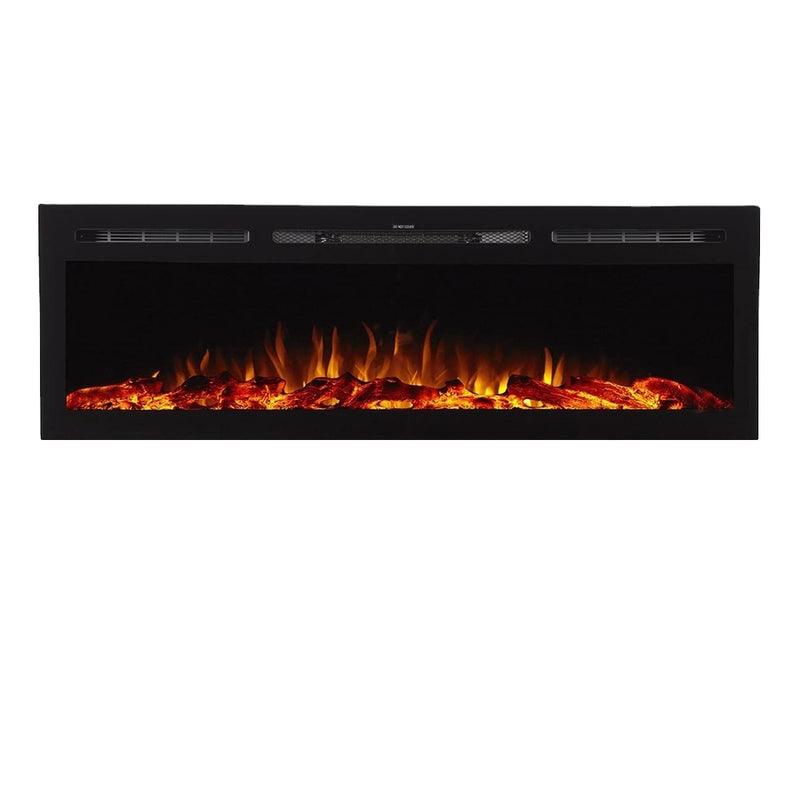 60 inch Modern Wall Mount Fireplace Insert