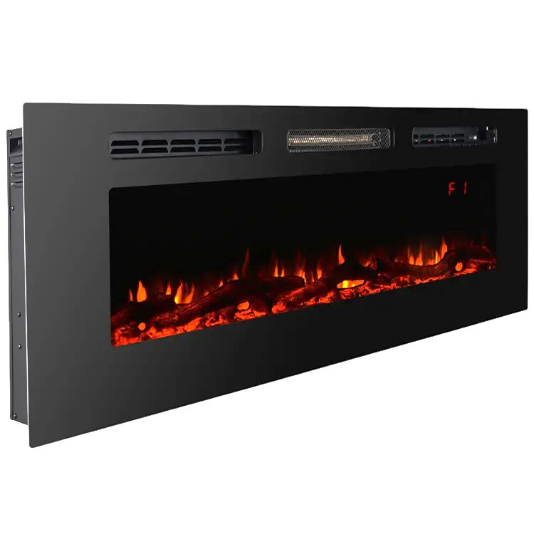 60 inch Modern Wall Mount Fireplace Insert