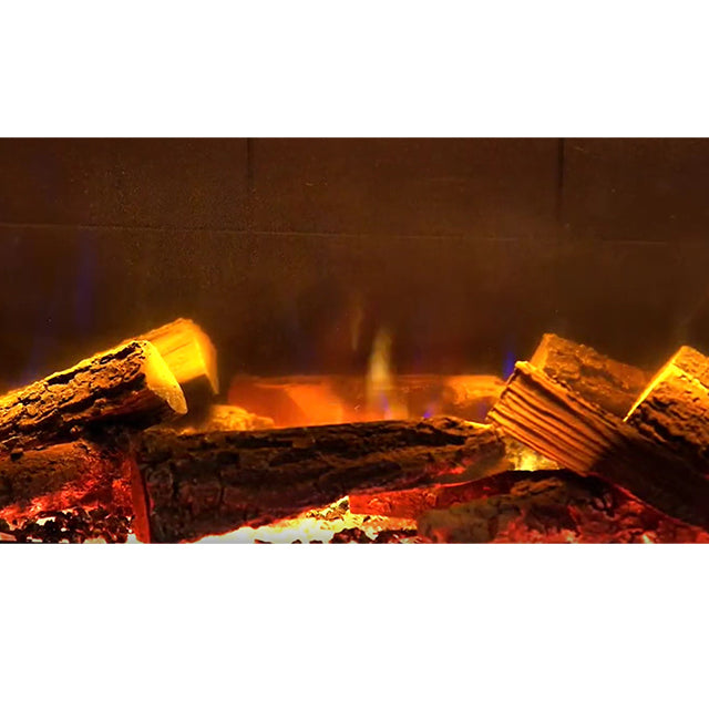 60 inch Modern Wall Mount Fireplace Insert