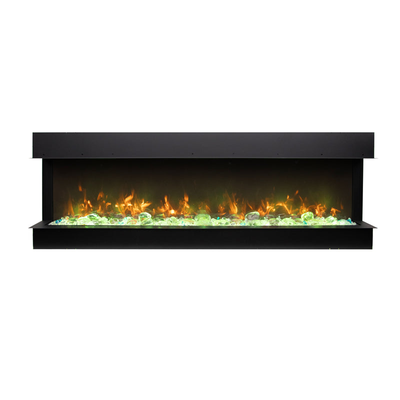 Remii BAY-SLIM 60-Inch Indoor/Outdoor 3-Sided Electric Fireplace