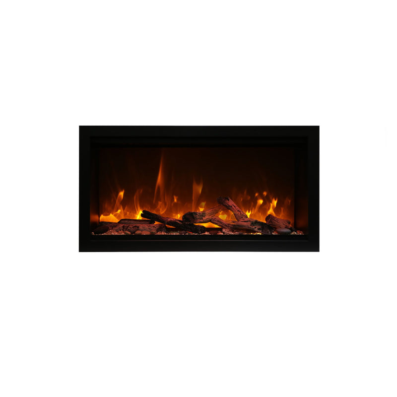 Amantii Symmetry Smart Extra Tall 34 Inch  Indoor/Outdoor Built-In Electric Fireplace