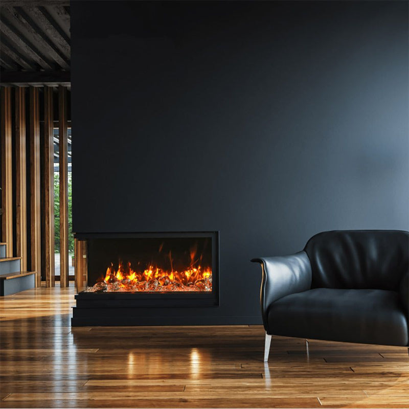 Remii BAY-SLIM 30 inches Indoor/Outdoor 3-Sided Electric Fireplace