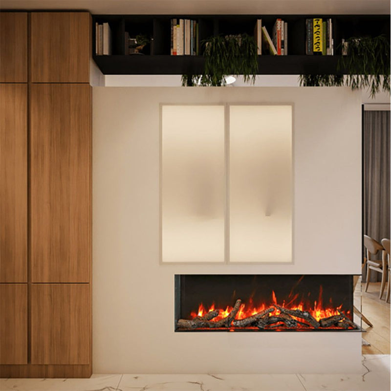 Remii BAY-SLIM 30 inches Indoor/Outdoor 3-Sided Electric Fireplace