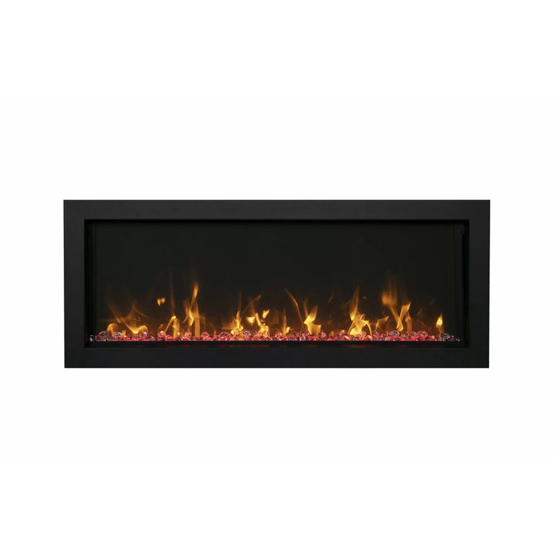 Remii 35-In Extra Slim Indoor or Outdoor Built-In Electric Fireplace