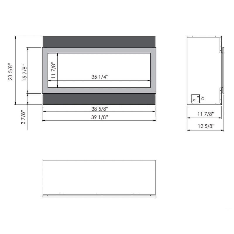 Amantii Panorama Deep Built-In Smart Electric Fireplace