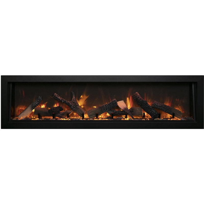 Amantii Panorama Deep Outdoor Built-In Smart Electric Fireplace