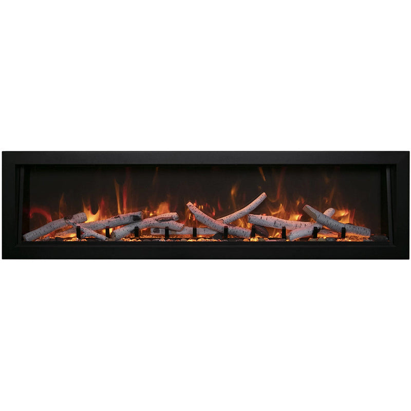 Amantii Panorama Deep Extra Tall Indoor/Outdoor Built-In Smart Electric Fireplace