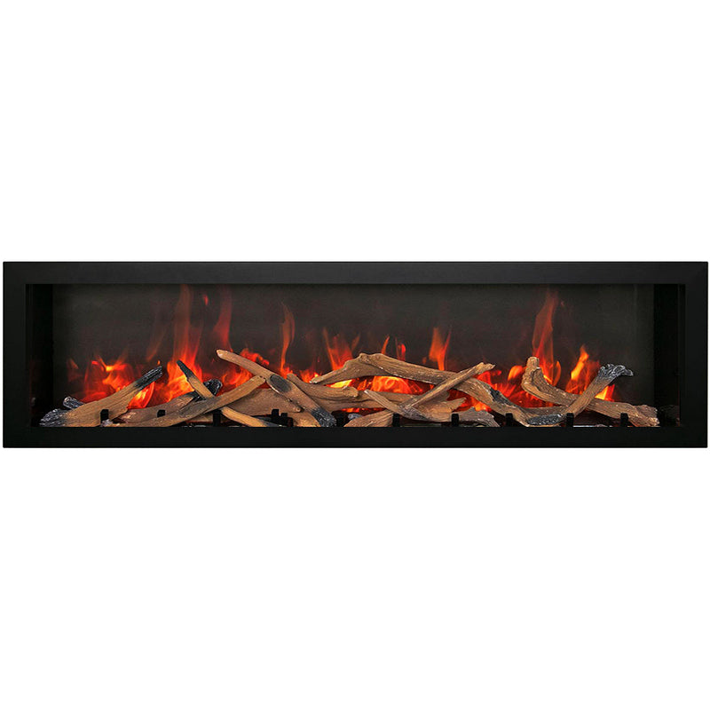 Amantii Panorama Deep Extra Tall Indoor/Outdoor Built-In Smart Electric Fireplace