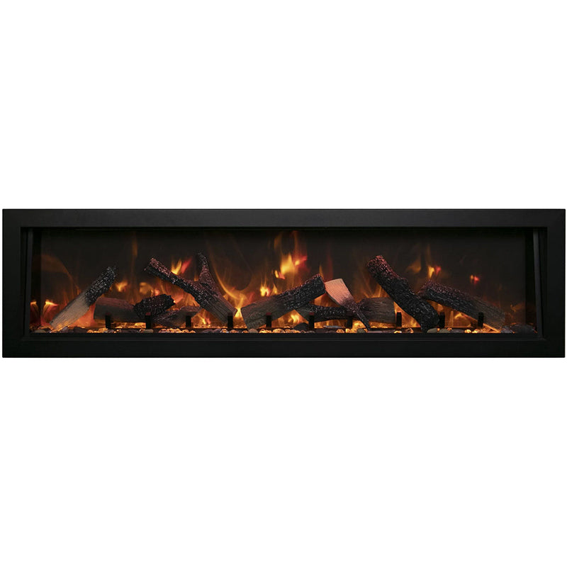 Amantii Panorama Deep Extra Tall Indoor/Outdoor Built-In Smart Electric Fireplace