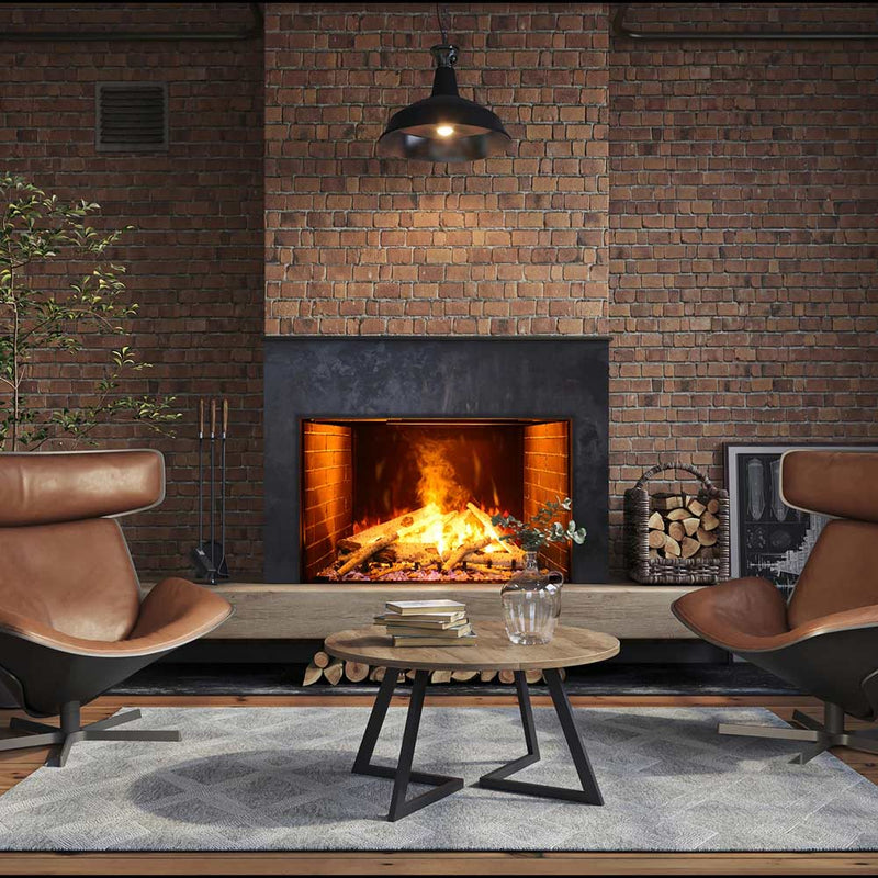 Amantii Signature 38" Built-In Hybrid Electric-Vapour Fireplace BI-TRD-38-SIG