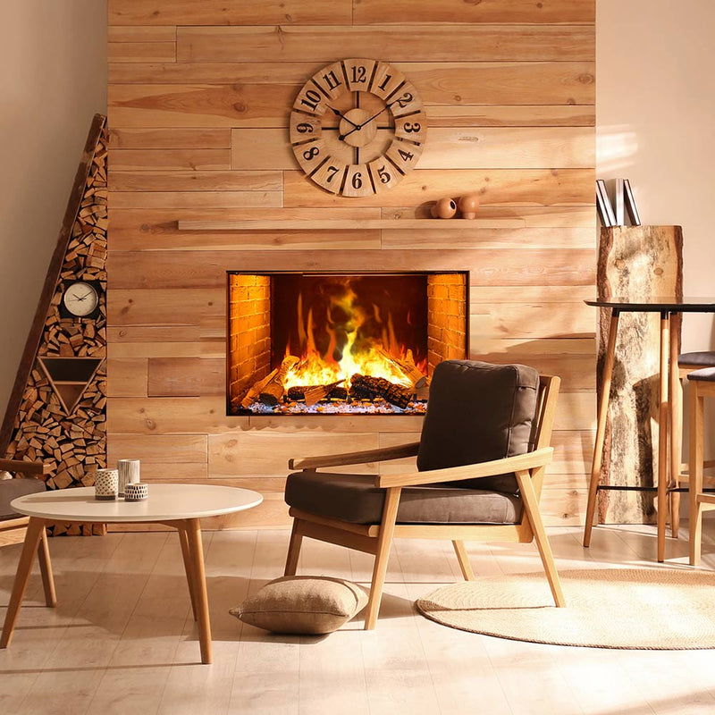 Amantii Signature 38" Built-In Hybrid Electric-Vapour Fireplace BI-TRD-38-SIG