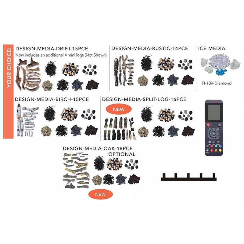 Amantii Signature 38" Built-In Hybrid Electric-Vapour Fireplace BI-TRD-38-SIG