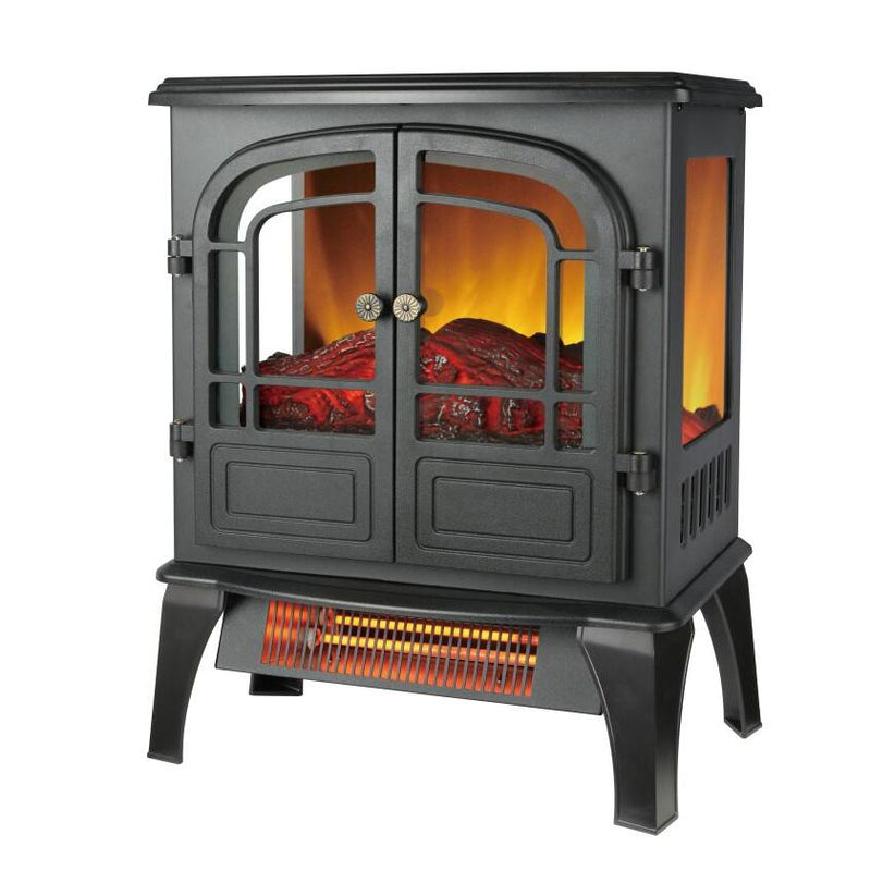 Black Fireplace Space Stove Heater