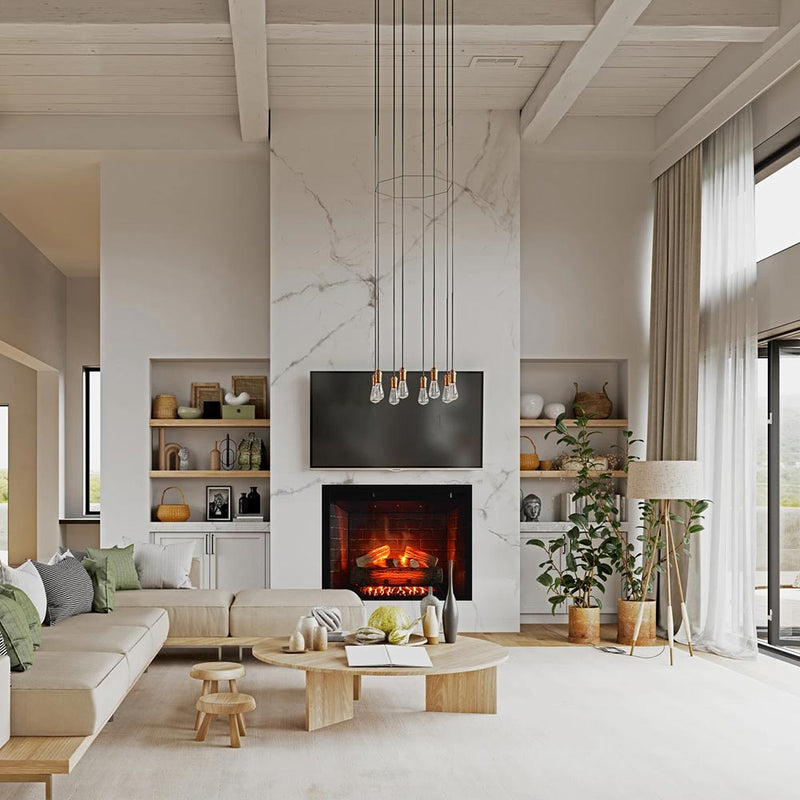 Amantii Fire and Ice Classic Built-In Electric Fireplace 26", 30", 33"