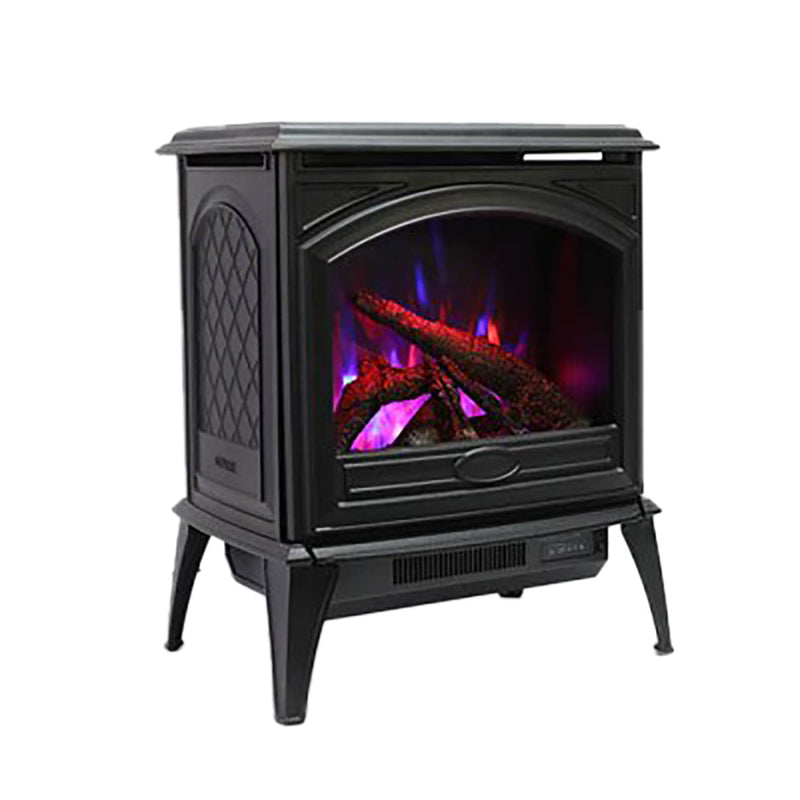 Amantii Lynwood E50 Freestanding Cast Iron Electric Fireplace Stoves with Logs