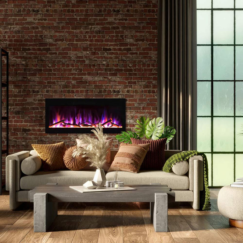 Amantii Fire & Ice Evolution Linear Electric Fireplace 36" 42" 50" 60"