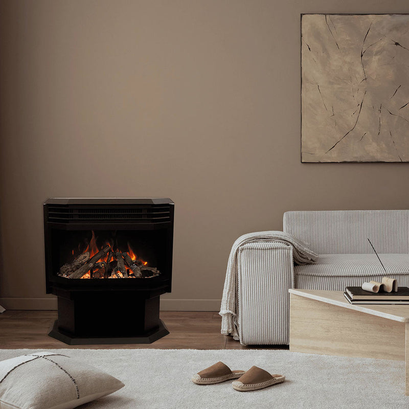 Amantii Sierra Flame FS-LUMINA Freestanding Series 26-Inch Electric Fireplace with Logs