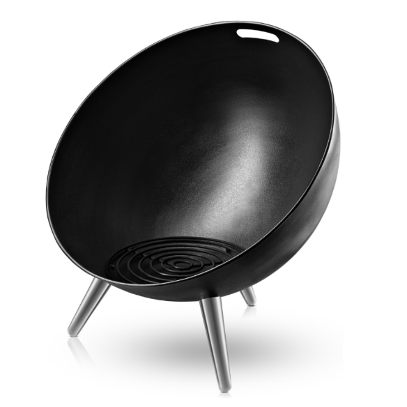 Heavy Duty Cast Iron Half Ball Fire Pit