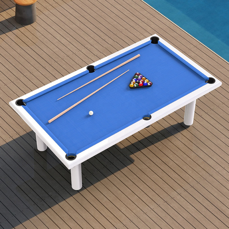 2024 Waterproof 8ft Aluminum Frame Outdoor Pool Table