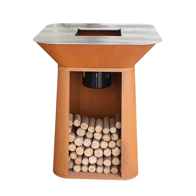 Premium Corten Style Heavy Duty Fire Pit