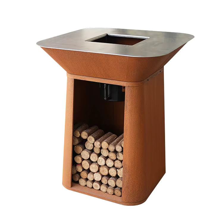 Premium Corten Style Heavy Duty Fire Pit