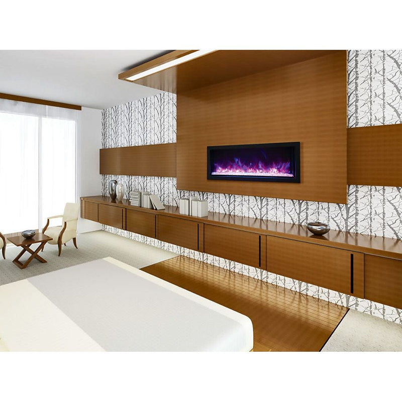 Remii 45-Inch Extra Slim Indoor or Outdoor Built-In Electric Fireplace