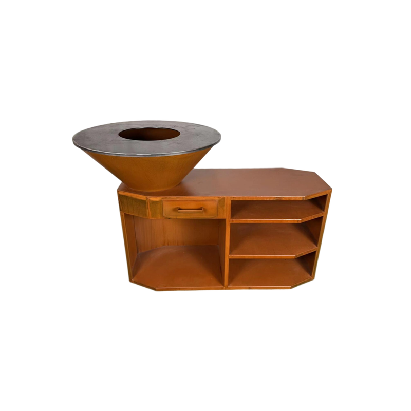 Corten Steel  BBQ Grill  Fire Pit