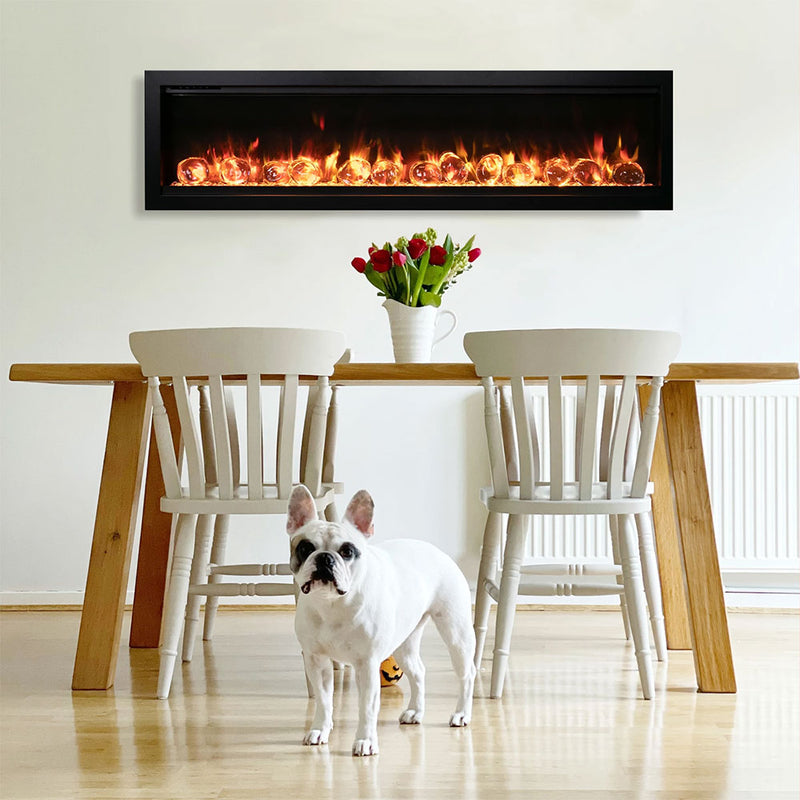 Amantii Symmetry Bespoke 42-Inch Built-In Electric Fireplace