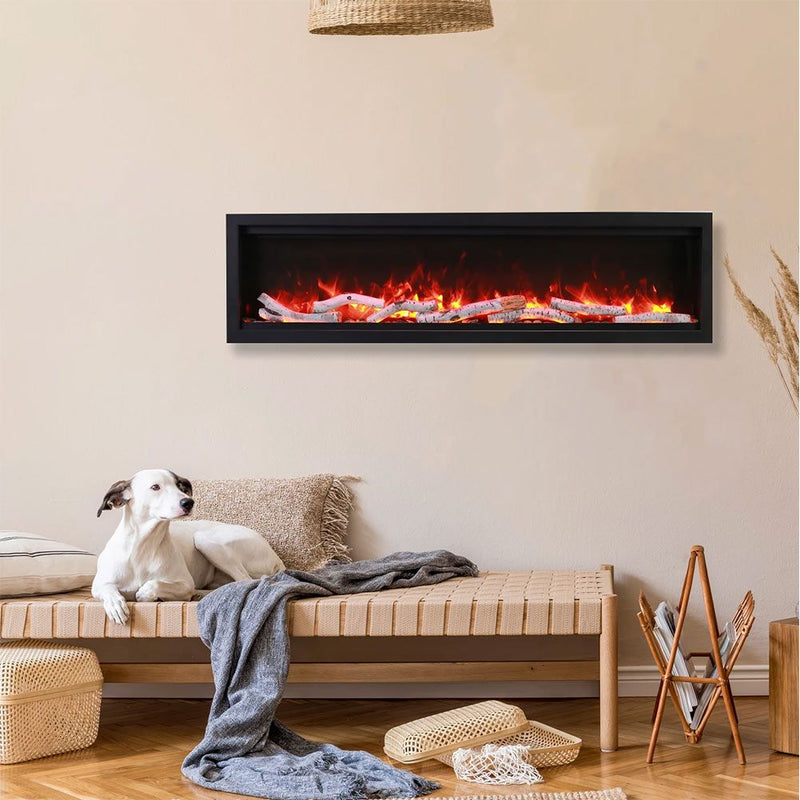 Amantii Symmetry Bespoke 42-Inch Built-In Electric Fireplace