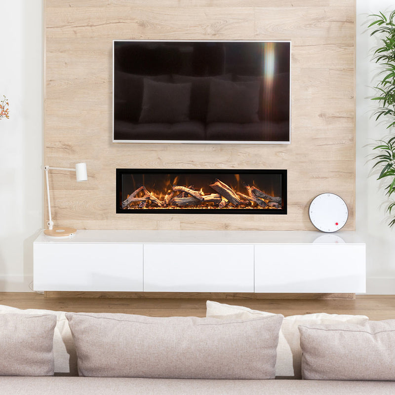 Amantii Symmetry Extra Tall Bespoke  Built-In Electric Fireplace