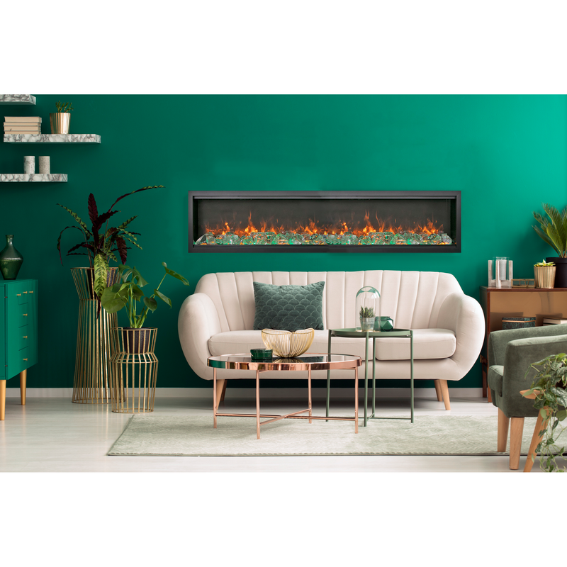 Amantii Symmetry XT Lumina Electric Fireplace 42" 60" 74"