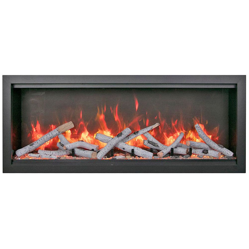 Amantii Symmetry Extra Tall Indoor/Outdoor Built-In Smart Electric Fireplace