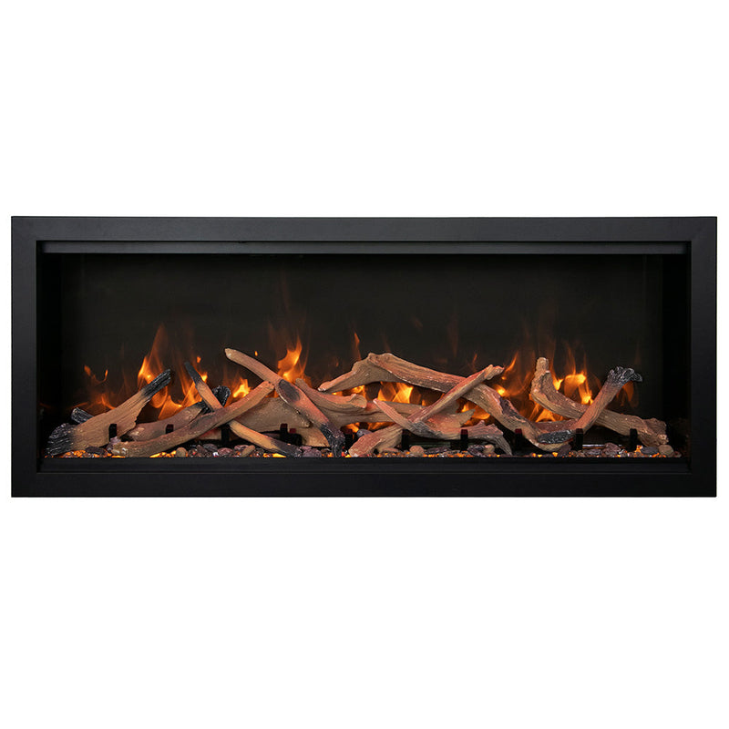Amantii Symmetry Extra Tall Indoor/Outdoor Built-In Smart Electric Fireplace