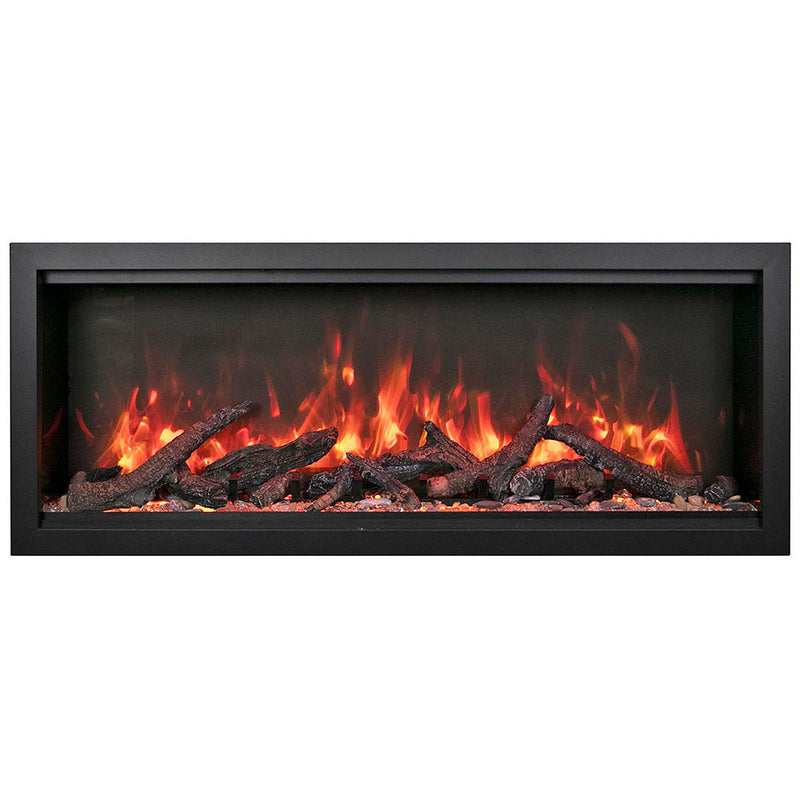 Amantii Symmetry Extra Tall Indoor/Outdoor Built-In Smart Electric Fireplace