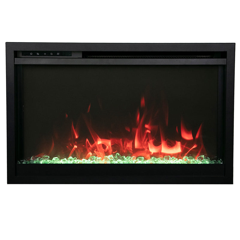 Amantii Traditional Extra Slim Built-In Smart 30-Inch Electric Fireplace