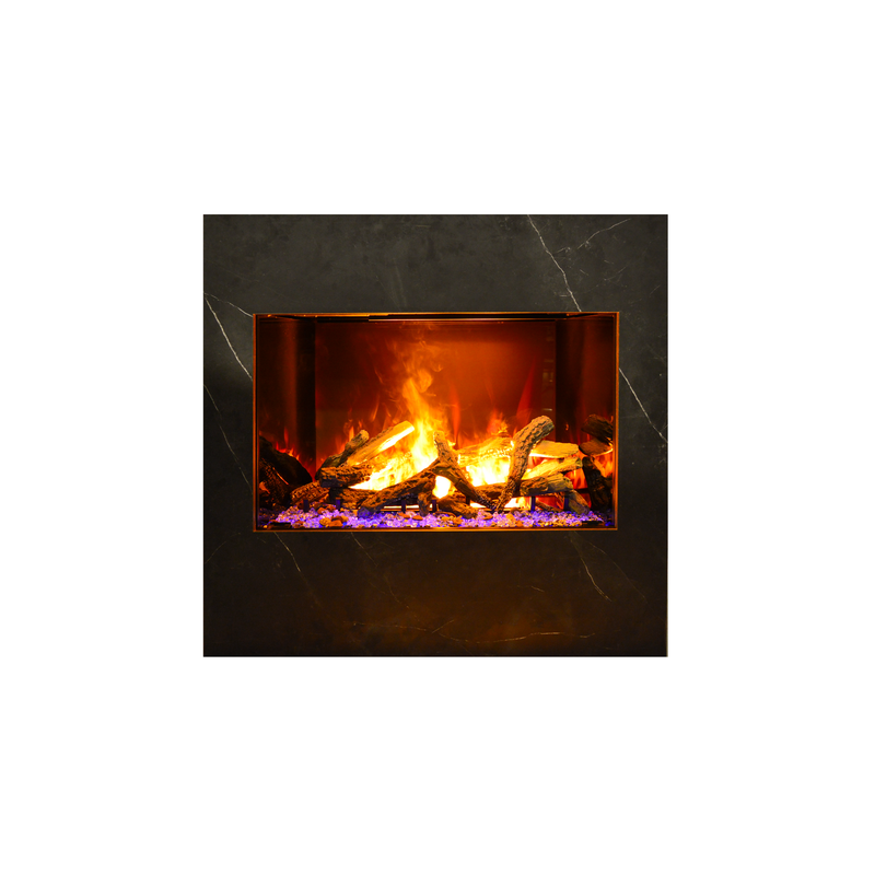 Amantii Signature 38" Built-In Hybrid Electric-Vapour Fireplace BI-TRD-38-SIG