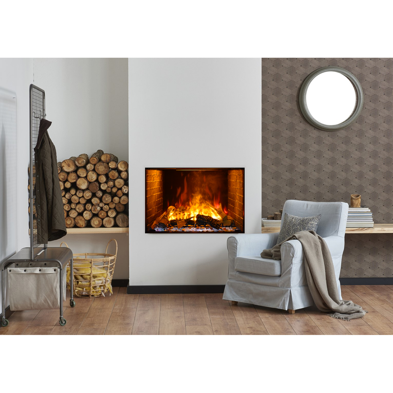 Amantii Signature 38" Built-In Hybrid Electric-Vapour Fireplace BI-TRD-38-SIG