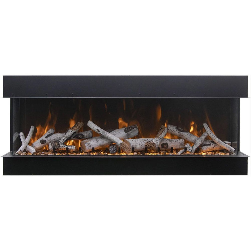 Amantii Tru-View XL Deep Indoor/Outdoor Built-In 3-Sided Smart Electric Fireplace