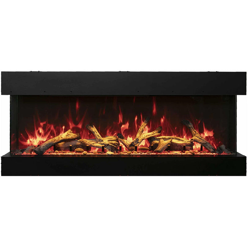 Amantii Tru-View XL Deep Indoor/Outdoor Built-In 3-Sided Smart Electric Fireplace