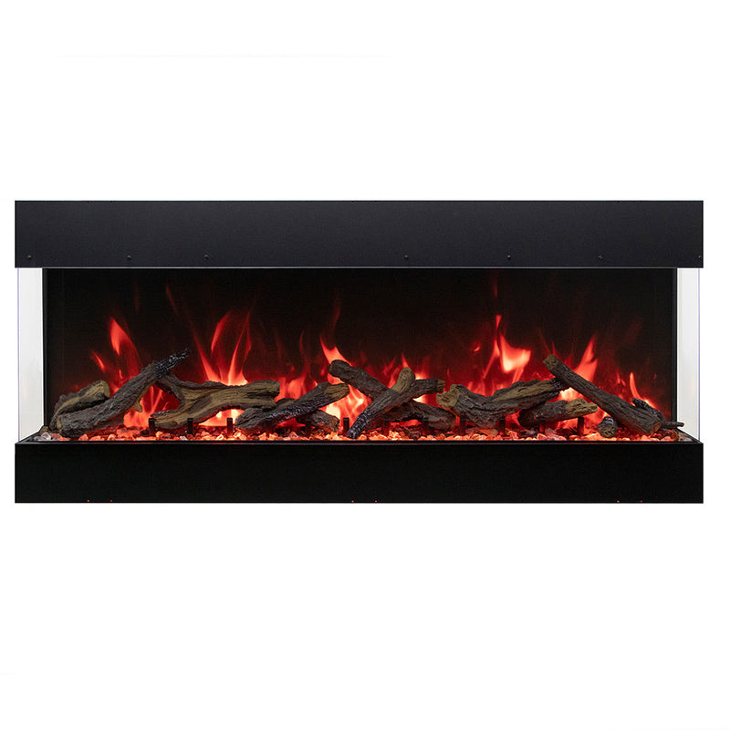 Amantii Tru-View XL Deep Indoor/Outdoor Built-In 3-Sided Smart Electric Fireplace