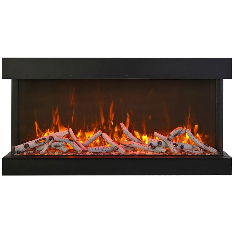 Amantii Tru-View Extra Tall XL Indoor/Outdoor Built-In 3-Sided Smart Electric Fireplace
