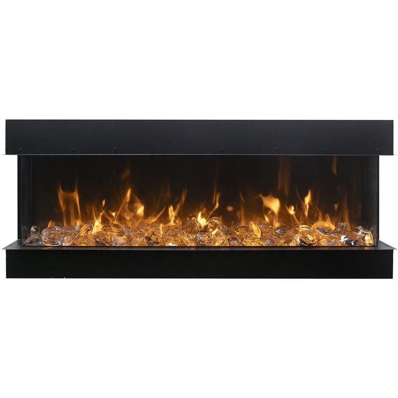 Amantii Tru-View Extra Tall XL Indoor/Outdoor Built-In 3-Sided Smart Electric Fireplace