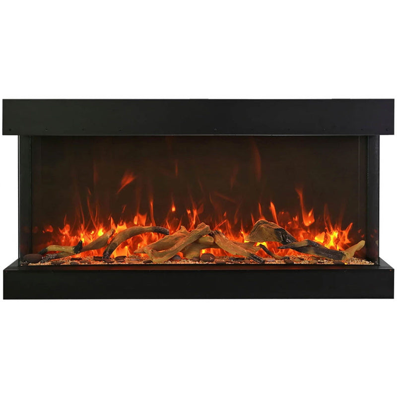 Amantii Tru-View Extra Tall XL Indoor/Outdoor Built-In 3-Sided Smart Electric Fireplace