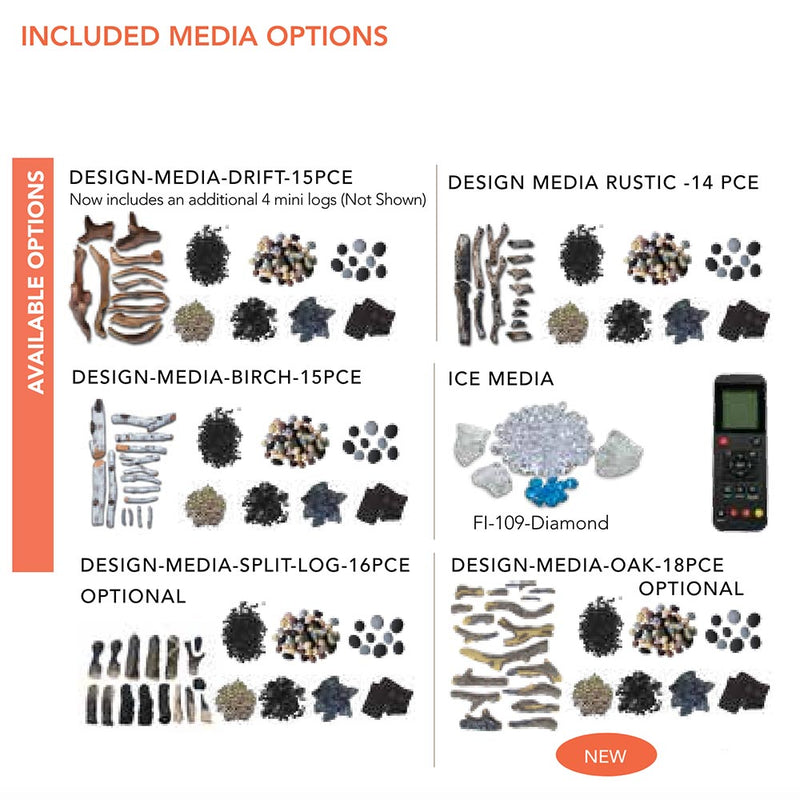 Amantii Tru-View Extra Tall XL Indoor/Outdoor Built-In 3-Sided Smart Electric Fireplace