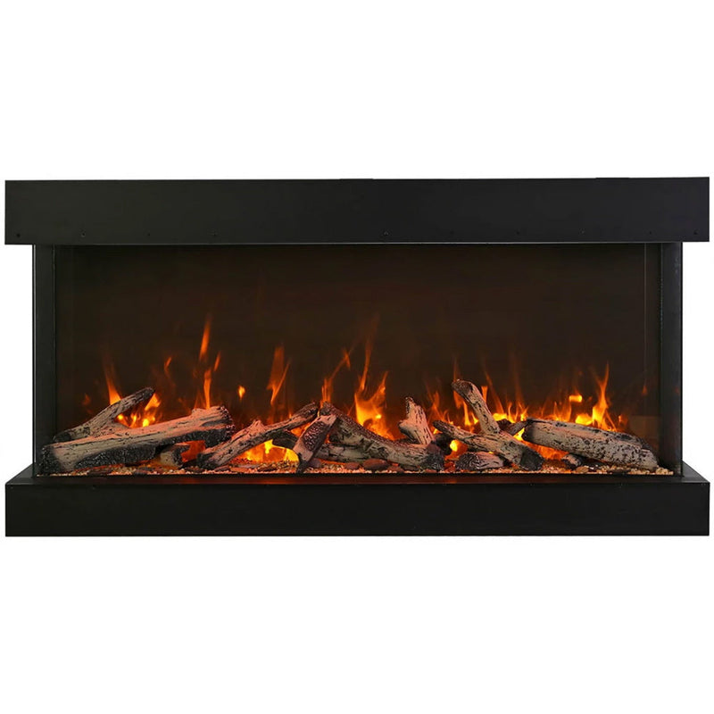 Amantii Tru-View Extra Tall XL Indoor/Outdoor Built-In 3-Sided Smart Electric Fireplace